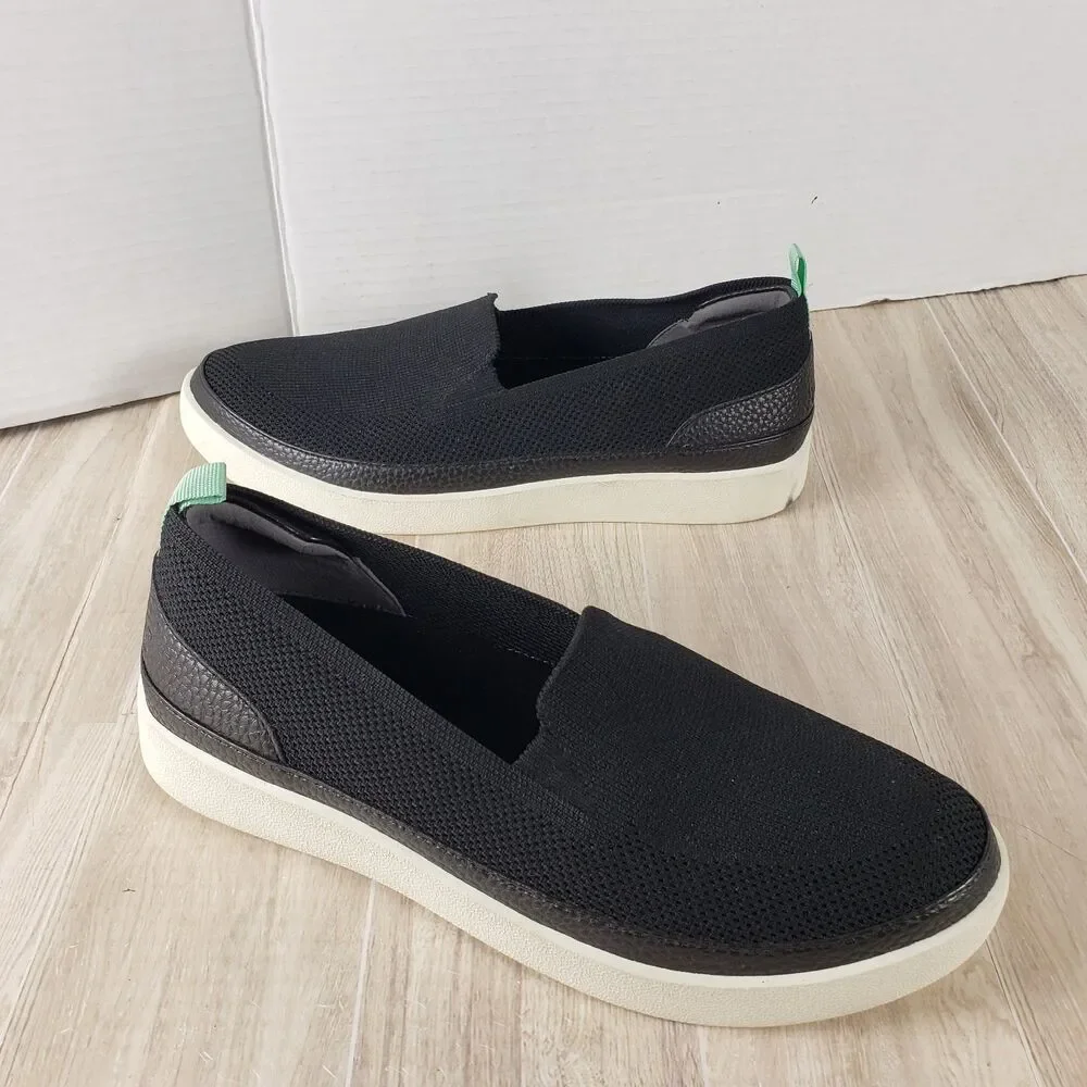 Vionic Sidney Mesh Slip On Loafer Sneakers Black Women's 8.5